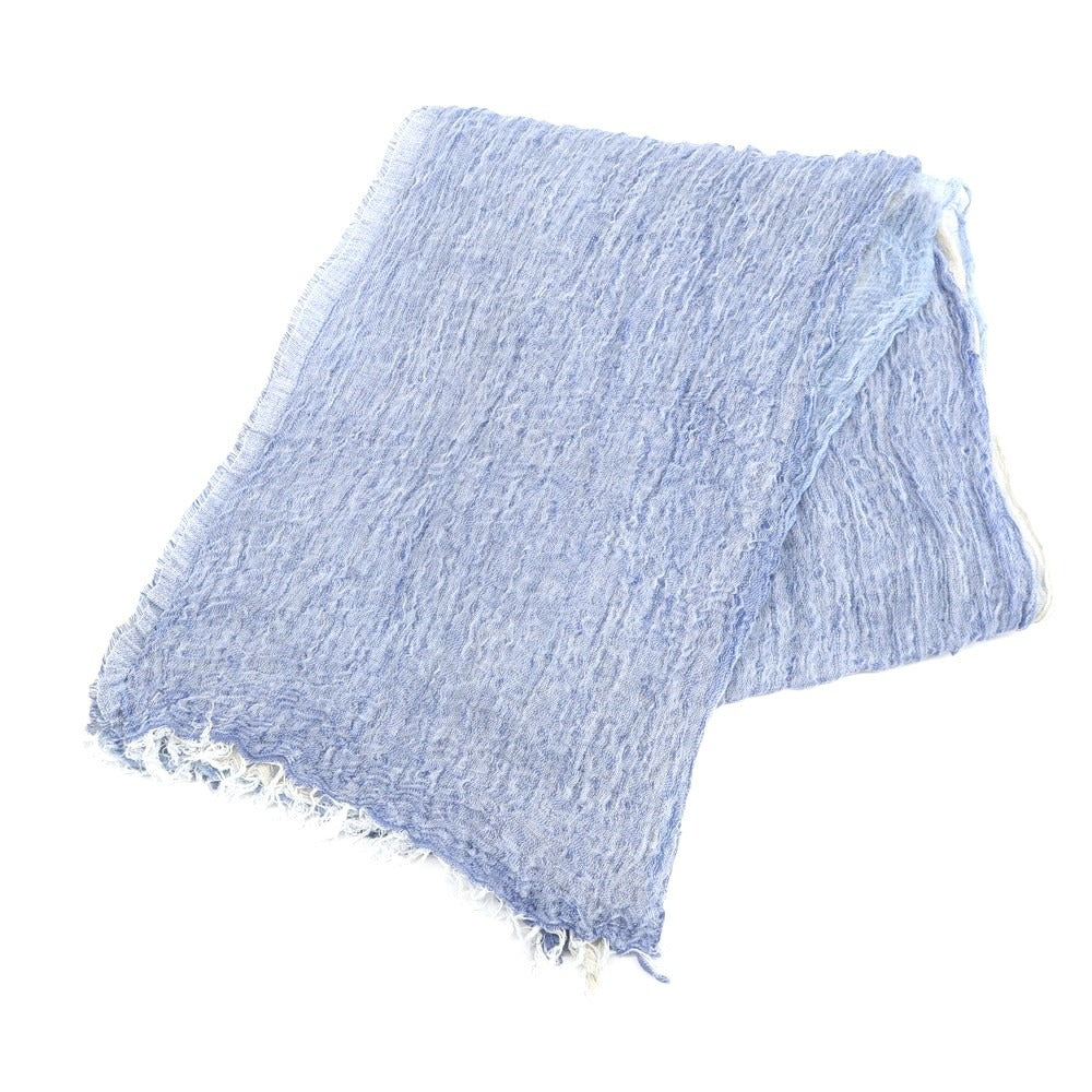 [Used] Altea Linen Cotton Stole Blue [Condition Rank A] [Unisex]
 [APD]