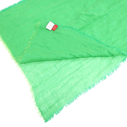 [Used] Altea Linen Rayon Cotton Stole Green [Condition Rank A] [Men&