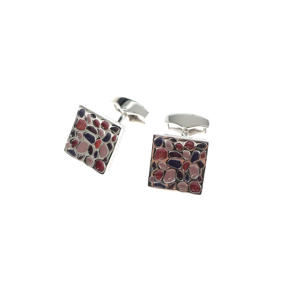 [Used] TATEOSSIAN Cufflinks, Silver x Pink [Condition Rank A] [Men&