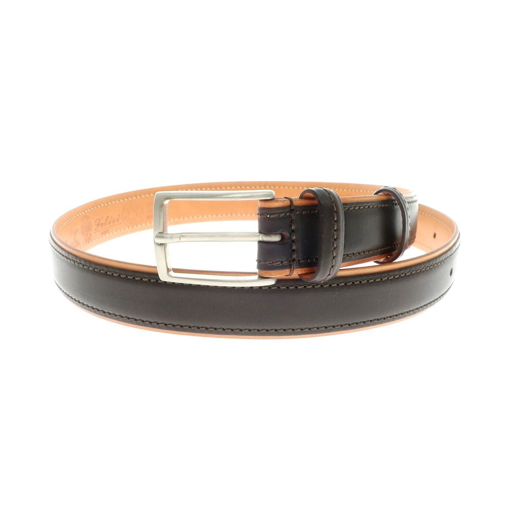 [Used] Felisi 87/01 Leather Belt Dark Brown x Light Brown [44-80] [Condition Rank A] [Men&