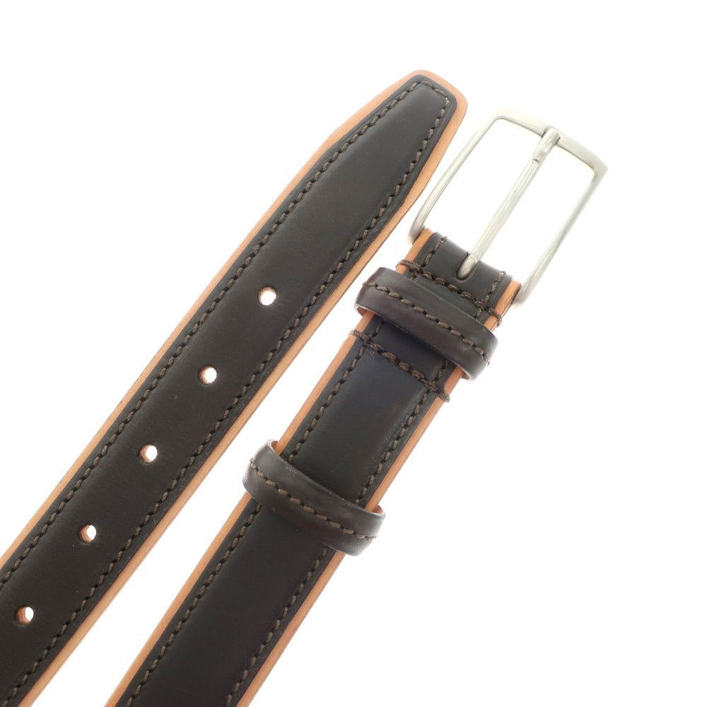 [Used] Felisi 87/01 Leather Belt Dark Brown x Light Brown [44-80] [Condition Rank A] [Men&