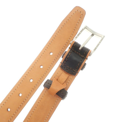 [Used] Felisi 87/01 Leather Belt Dark Brown x Light Brown [44-80] [Condition Rank A] [Men&