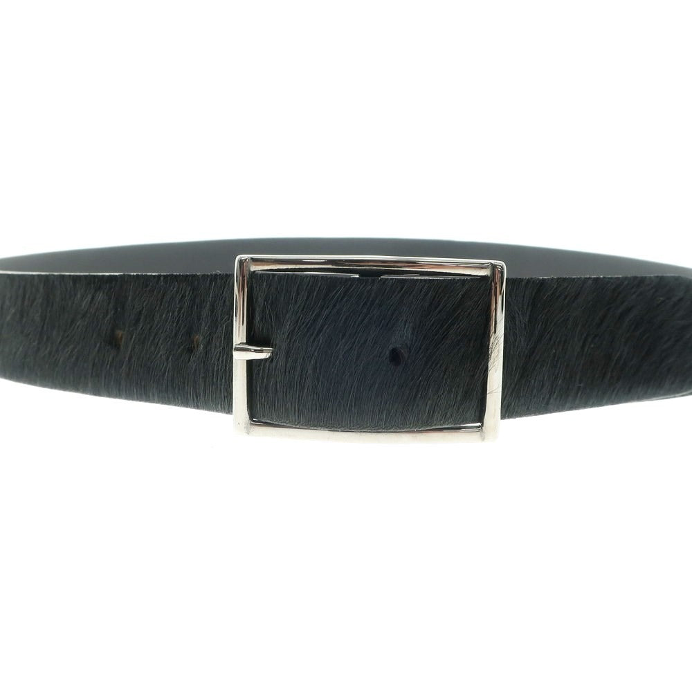 [Used] ORCIANI Harako Leather Belt Black [85] [Condition Rank A] [Men&