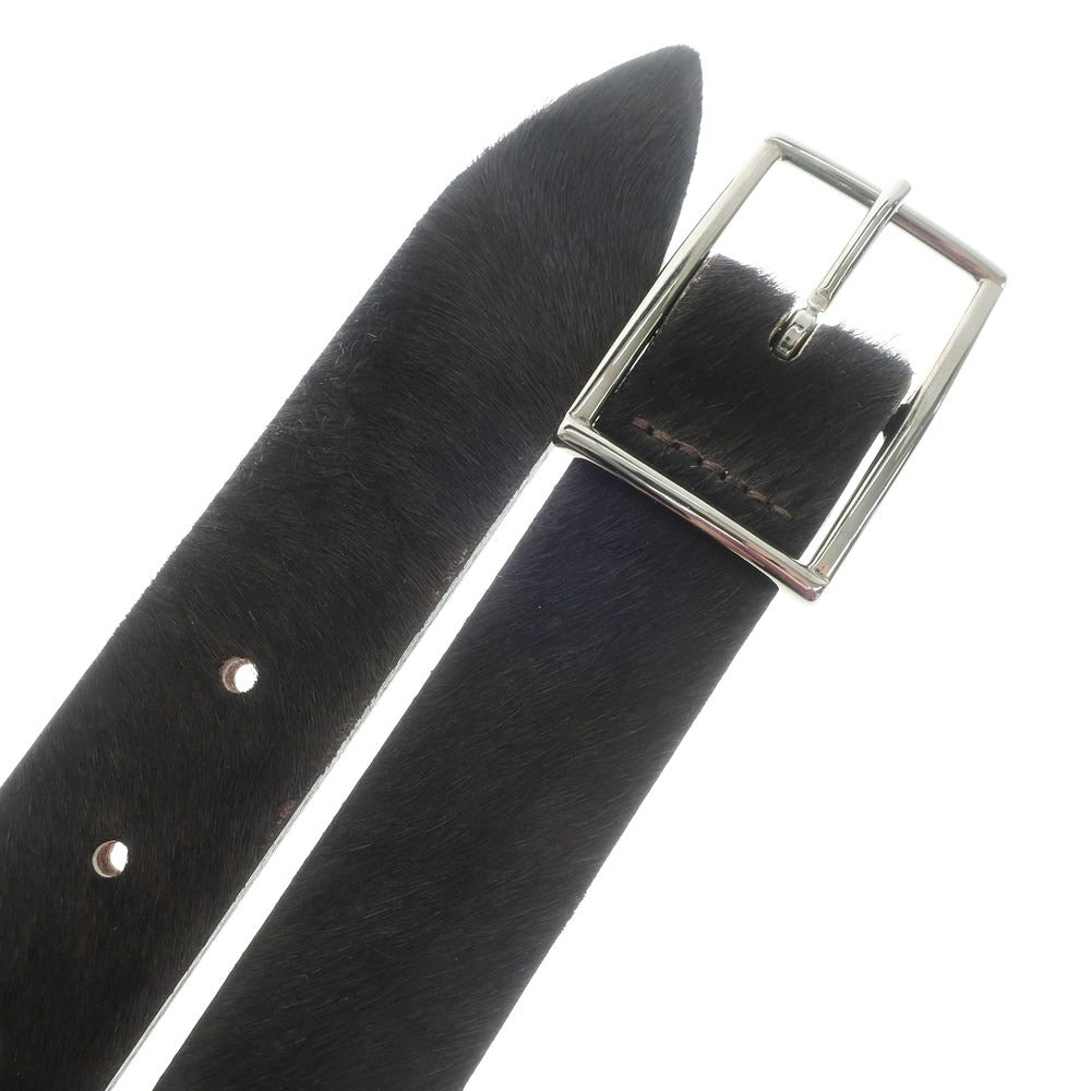 [Used] ORCIANI Harako Leather Belt, Dark Brown [85] [Condition Rank A] [Men&