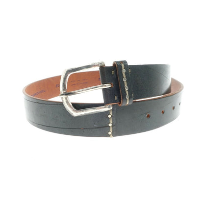 [Used] Frank Daniel FRANK DANIEL Leather Belt Dark Navy [80/32] [Condition Rank A] [Men&