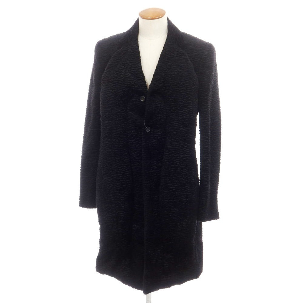 【中古】コムデギャルソンオムプリュス COMME des GARCONS HOMME PLUS 2023年秋冬 ウール系 チェスターフィールドコート ブラック【 M 】【 状態ランクA 】【 メンズ 】 [EPD]