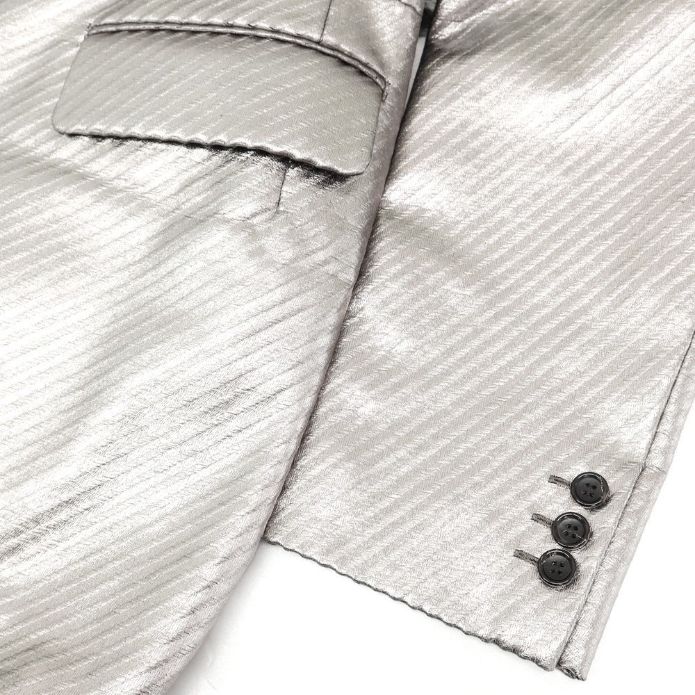 [Used] COMME des GARCONS HOMME PLUS 2023 Autumn/Winter Polyester Fur Chesterfield Coat Silver [M] [Condition Rank A] [Men&