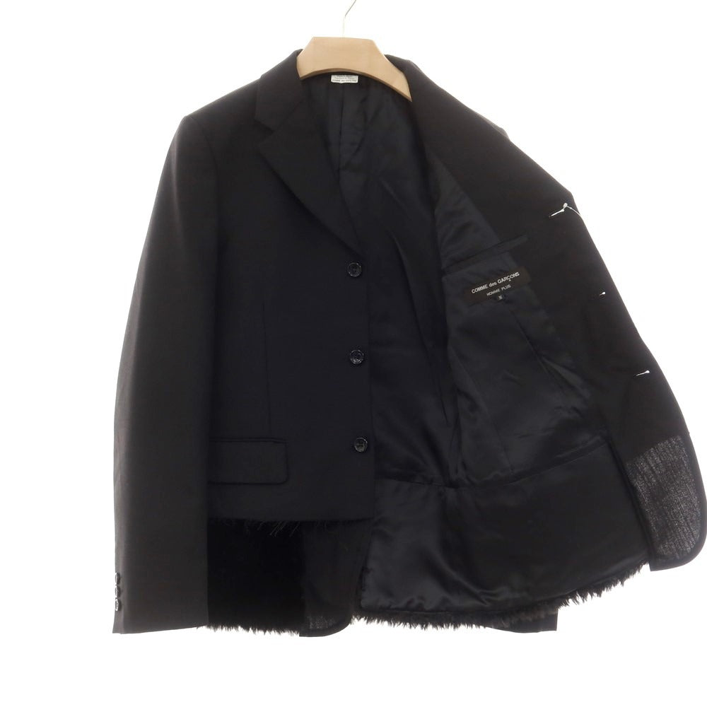 【中古】コムデギャルソンオムプリュス COMME des GARCONS HOMME PLUS 2023年秋冬 ウール 裾フェイクファー カジュアルジャケット ブラック【サイズM】【BLK】【A/W】【状態ランクA】【メンズ】【758997】
[APD]