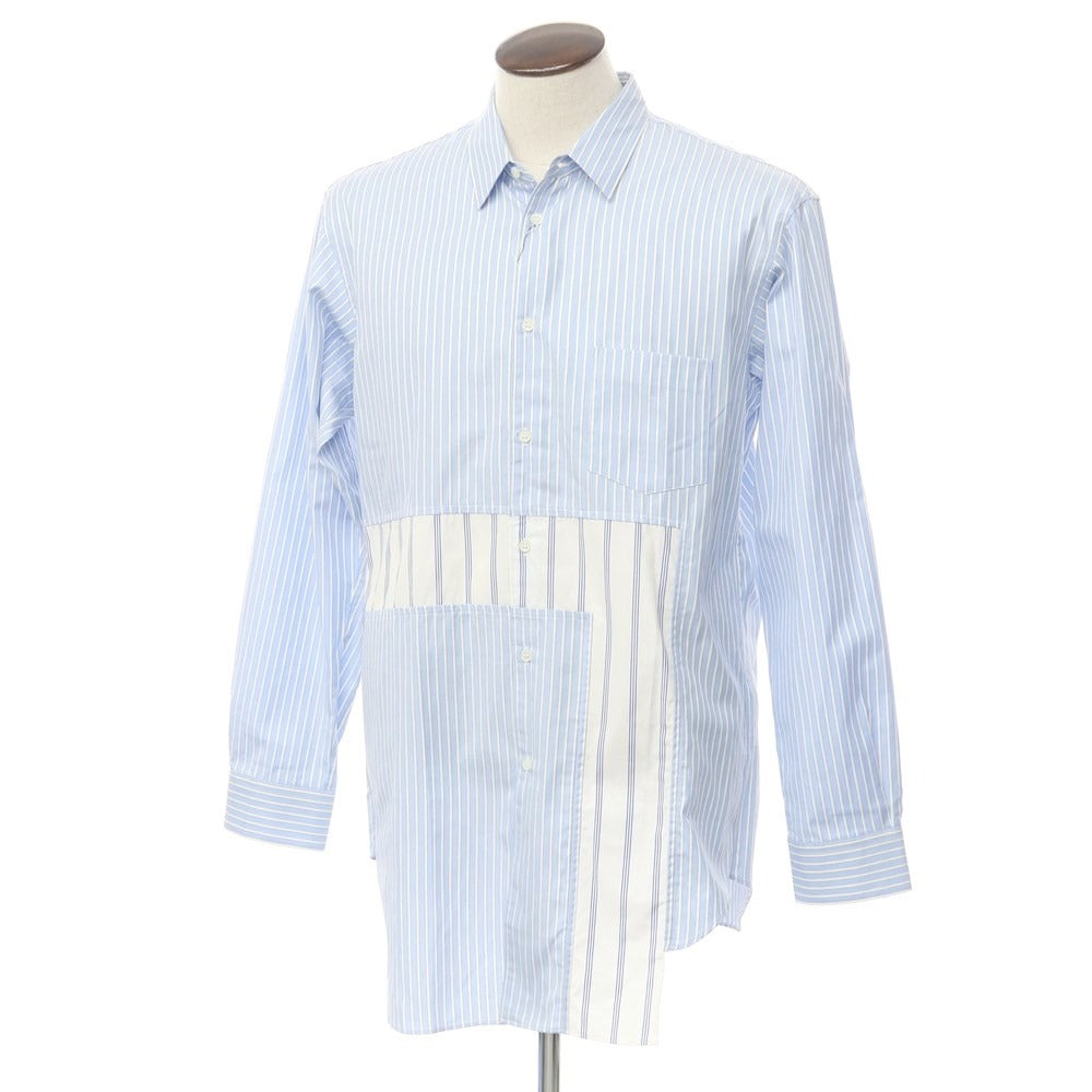 [Used] COMME des GARCONS SHIRT 2023 Autumn/Winter Striped Shirt Light Blue x White [L] [Condition Rank A] [Men&