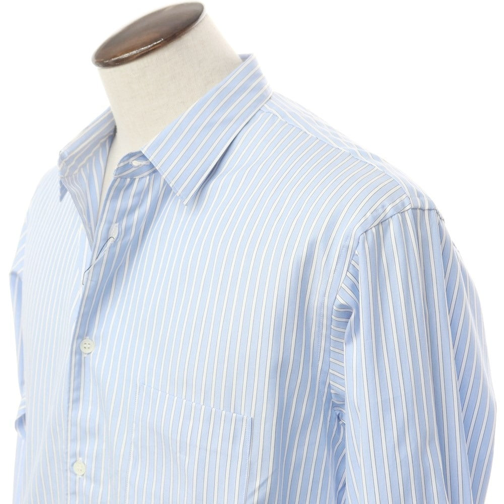 [Used] COMME des GARCONS SHIRT 2023 Autumn/Winter Striped Shirt Light Blue x White [L] [Condition Rank A] [Men&