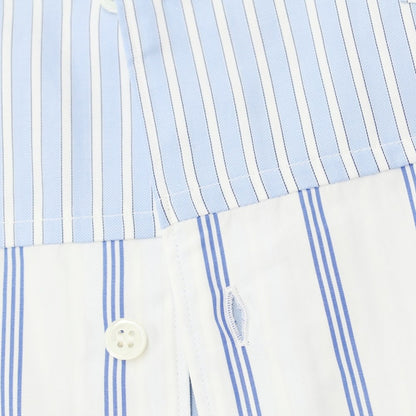 [Used] COMME des GARCONS SHIRT 2023 Autumn/Winter Striped Shirt Light Blue x White [L] [Condition Rank A] [Men&