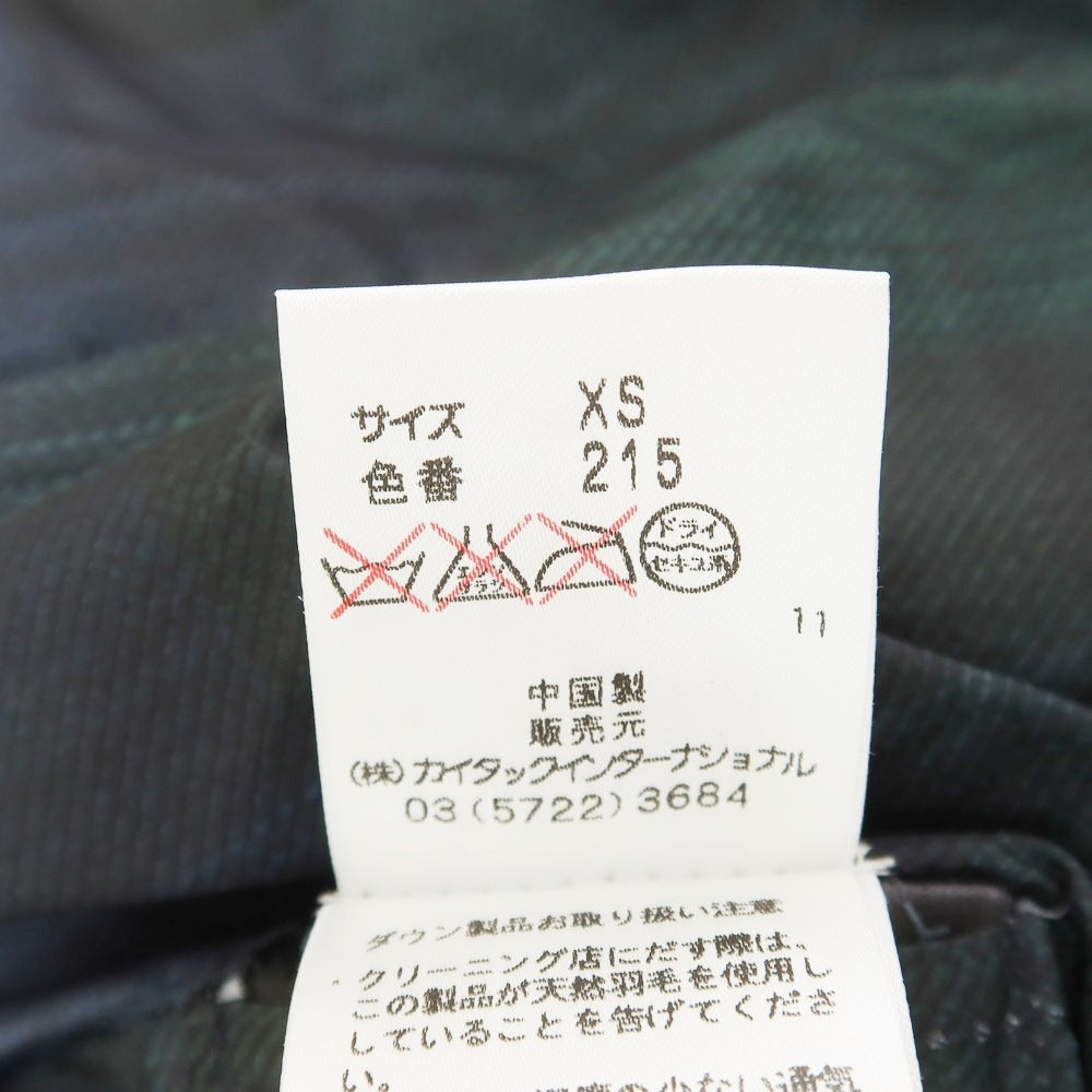 【中古】ピューテリー PEUTEREY ポリエステルコットン スタンドカラー ダウンジャケット ネイビー【 XS 】【 状態ランクC 】【 メンズ 】 [EPD]