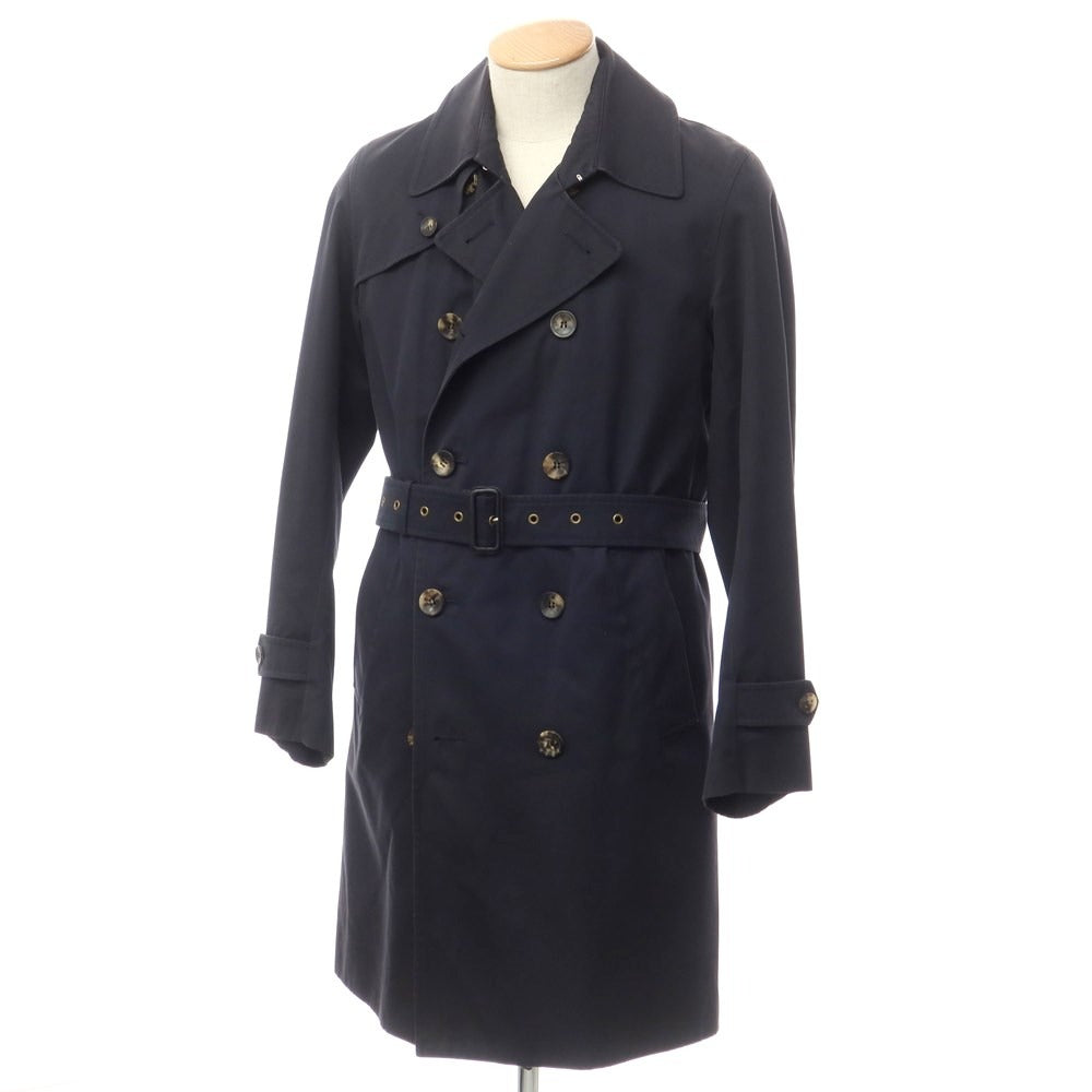 [Used] Grenfell Cotton Lined Trench Coat Navy [36] [Condition Rank C] [Men&