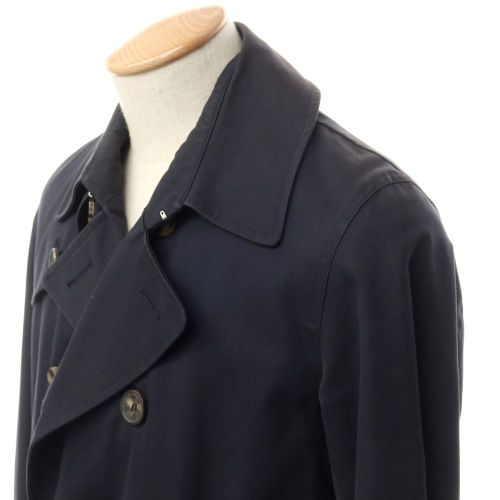 [Used] Grenfell Cotton Lined Trench Coat Navy [36] [Condition Rank C] [Men&