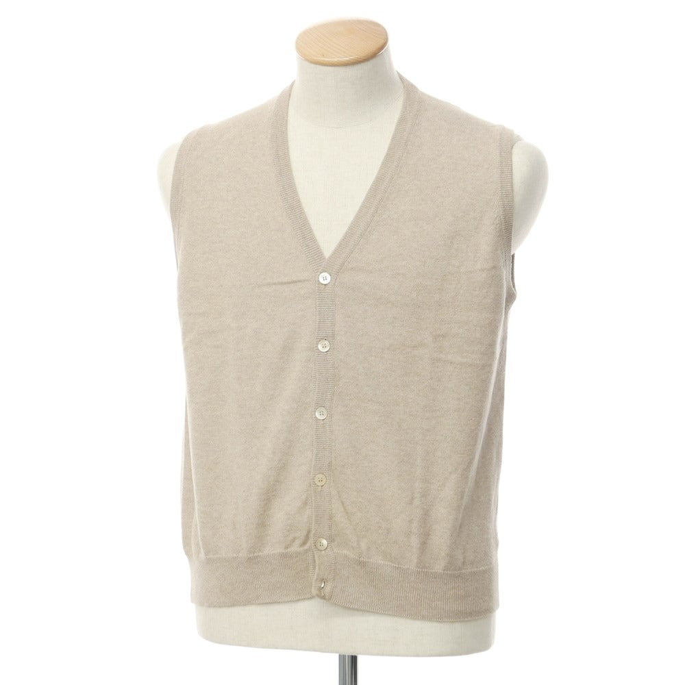 [Used] Altea Cotton Knit Vest Beige [Size S] [BEI] [S/S] [Condition Rank B] [Men&