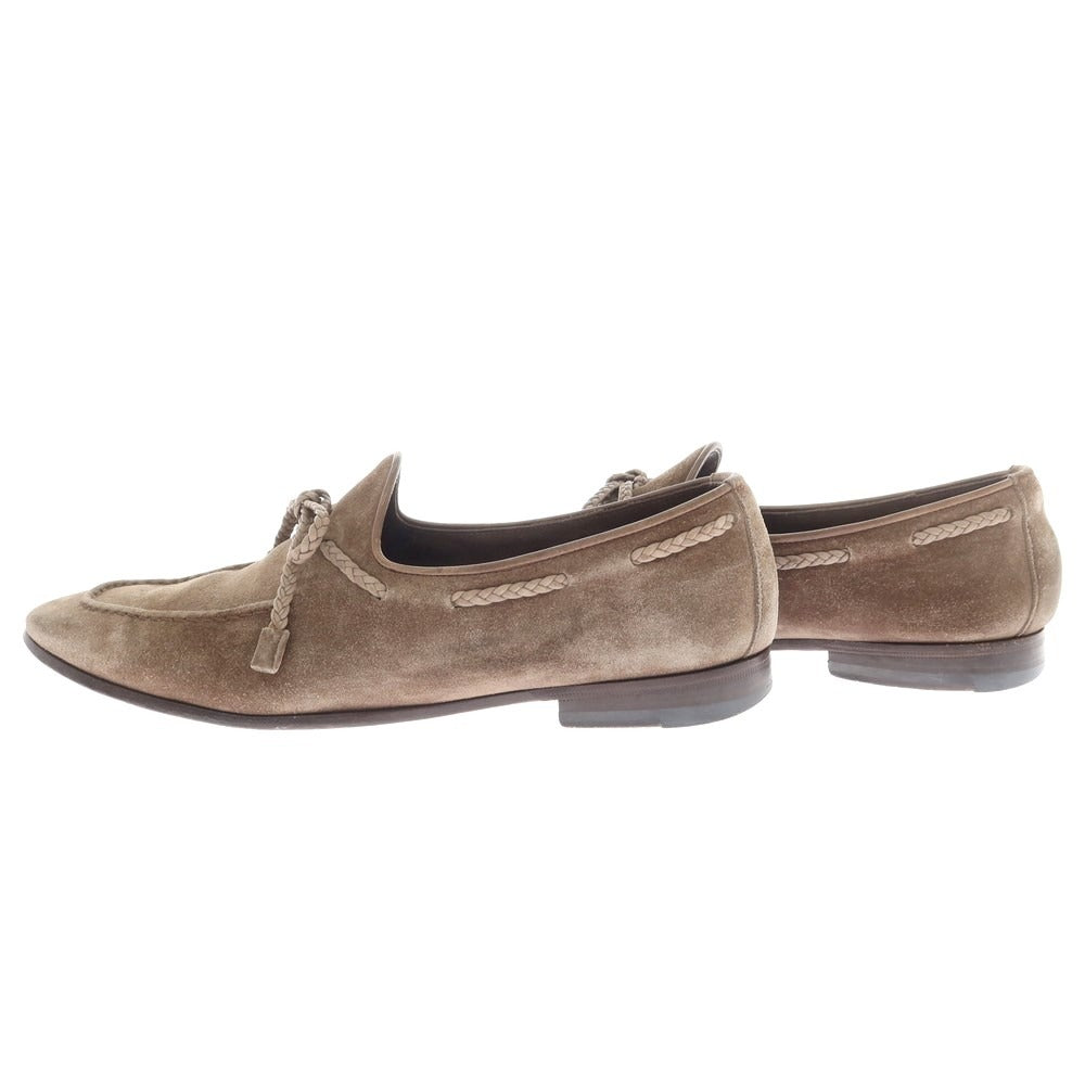 [Used] Santoni Beams F special order suede loafers brown [6 F] [Condition rank C] [Men&