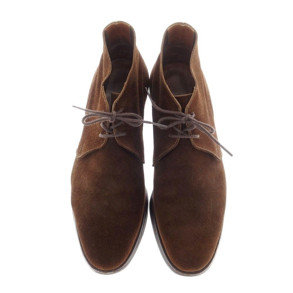 【中古】クロケットアンドジョーンズ CROCKETT&amp;JONES CHUKKA 8489 スエード チャッカブーツ ブラウン【 8 E 】【 状態ランクC 】【 メンズ 】
[APD]