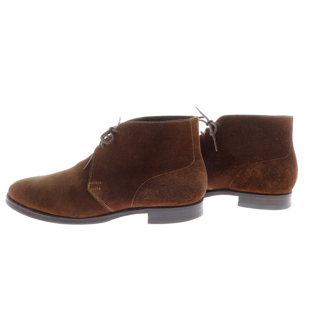 [Used] Crockett &amp;amp; Jones CROCKETT &amp;amp; JONES CHUKKA 8489 Suede Chukka Boots Brown [8 E] [Condition Rank C] [Men&