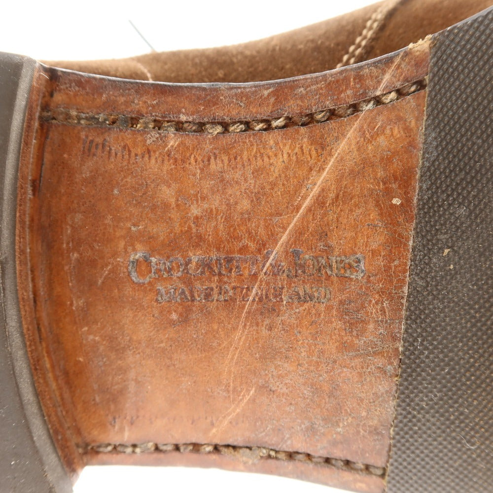 [Used] Crockett &amp;amp; Jones CROCKETT &amp;amp; JONES CHUKKA 8489 Suede Chukka Boots Brown [8 E] [Condition Rank C] [Men&