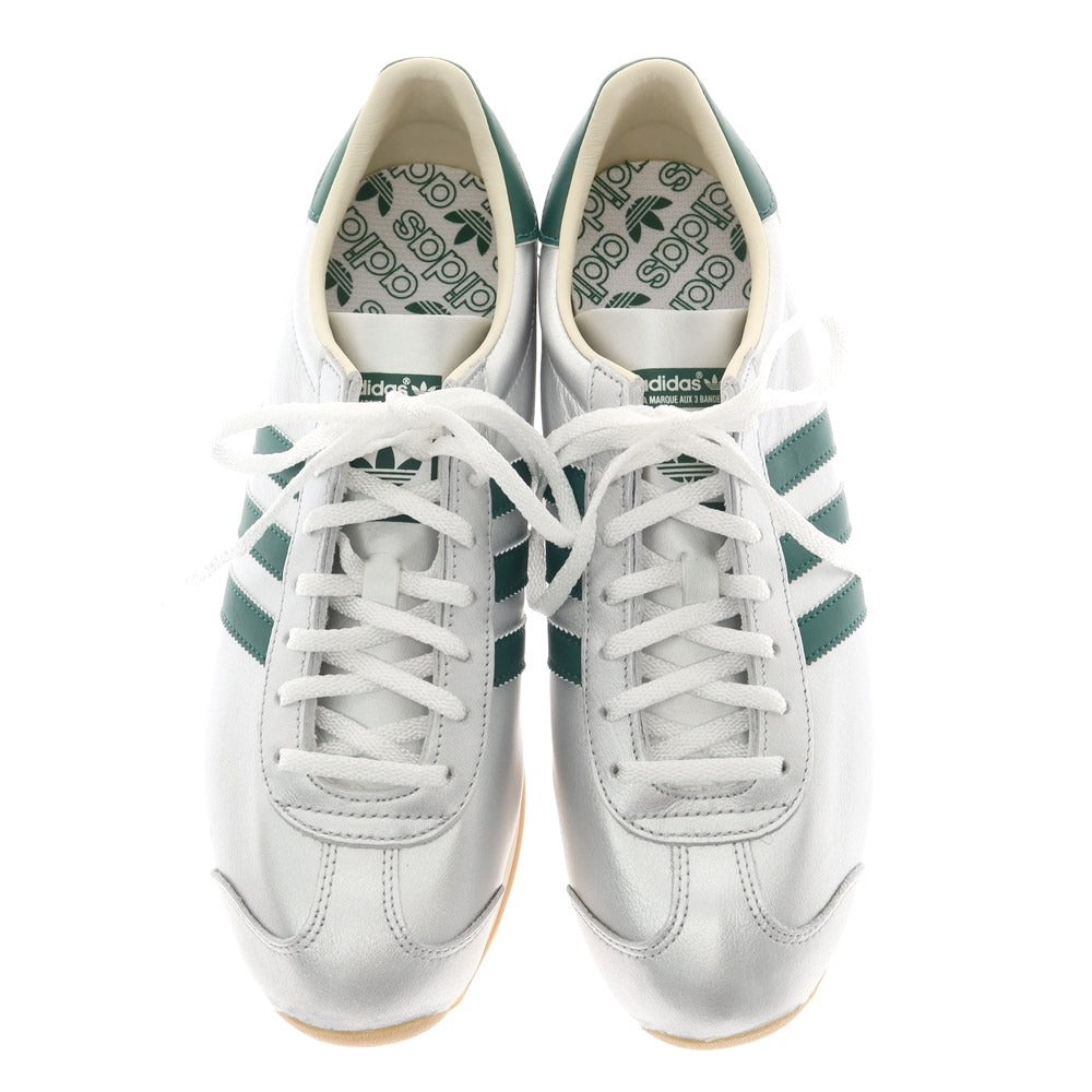 [Used] [Unused] Adidas COUNTRY OG Leather Sneakers Silver x Green [27] [Condition Rank S] [Men&