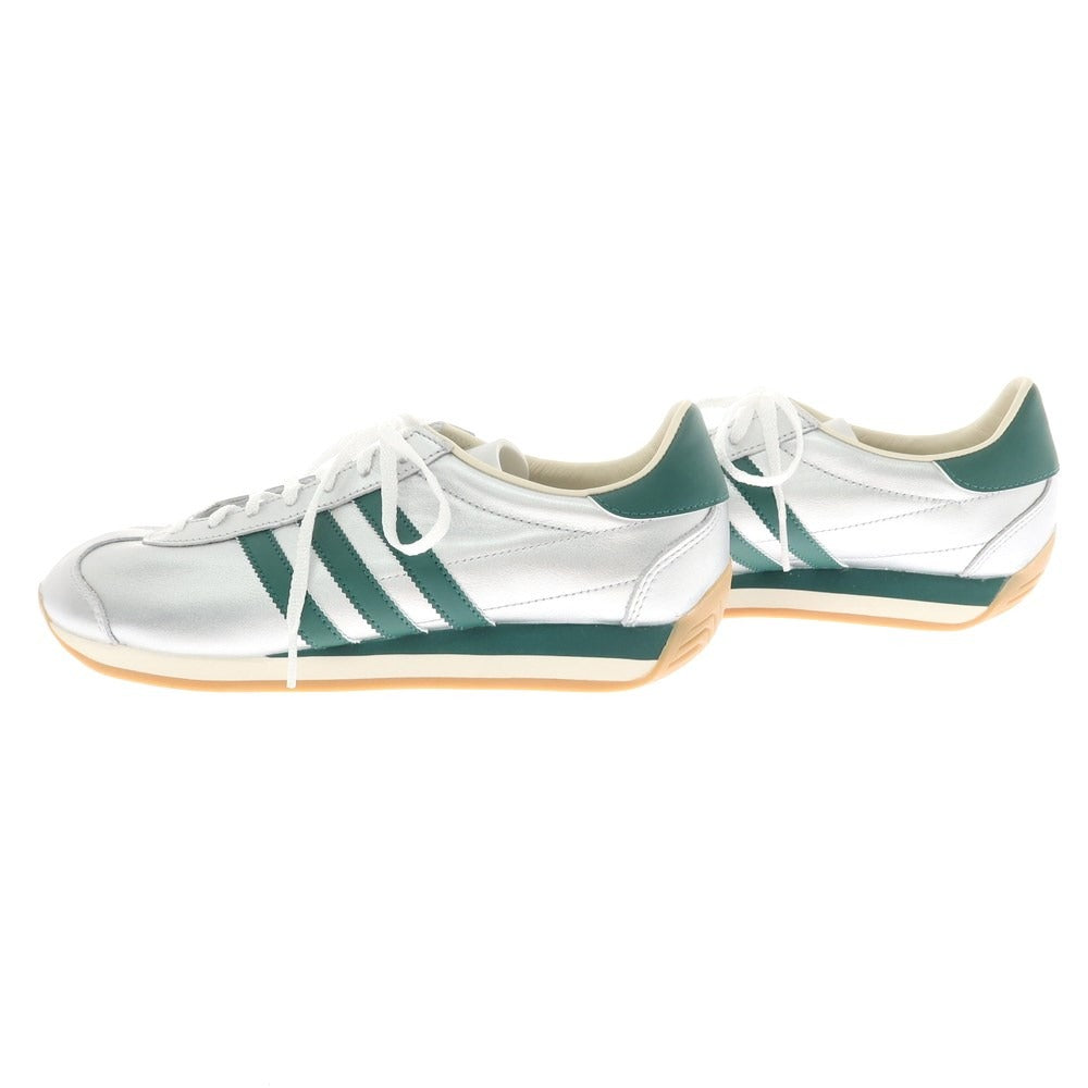 [Used] [Unused] Adidas COUNTRY OG Leather Sneakers Silver x Green [27] [Condition Rank S] [Men&