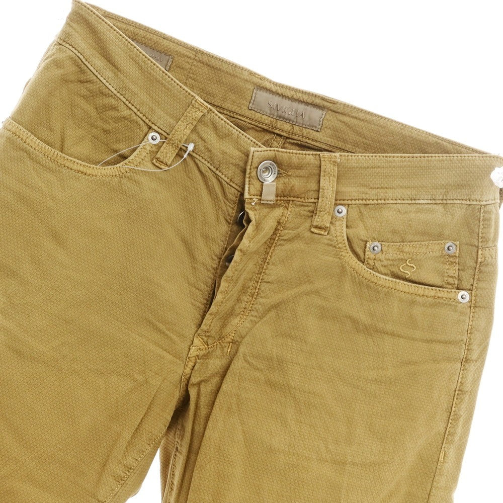 [Used] SIVIGLIA Stretch Cotton 5 Pocket Pants Ocher [30] [Condition Rank C] [Men&