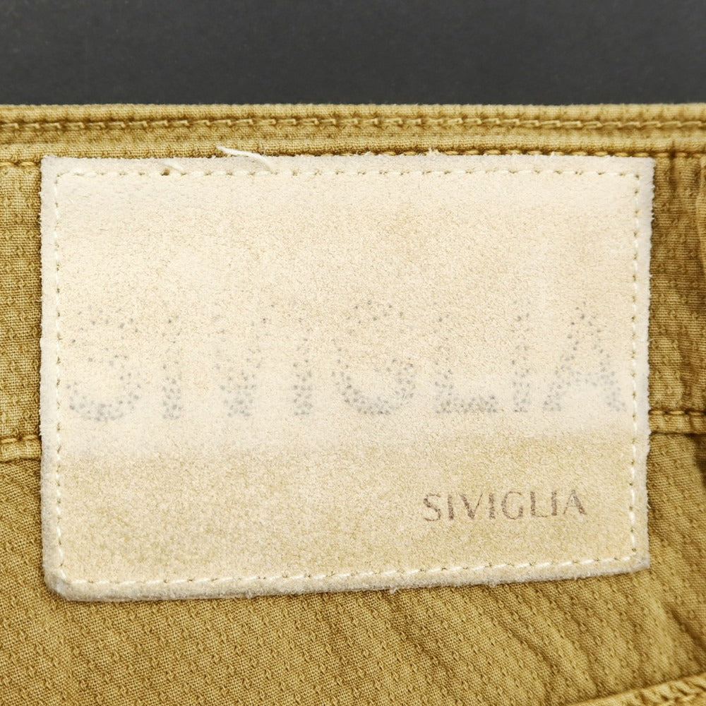 [Used] SIVIGLIA Stretch Cotton 5 Pocket Pants Ocher [30] [Condition Rank C] [Men&