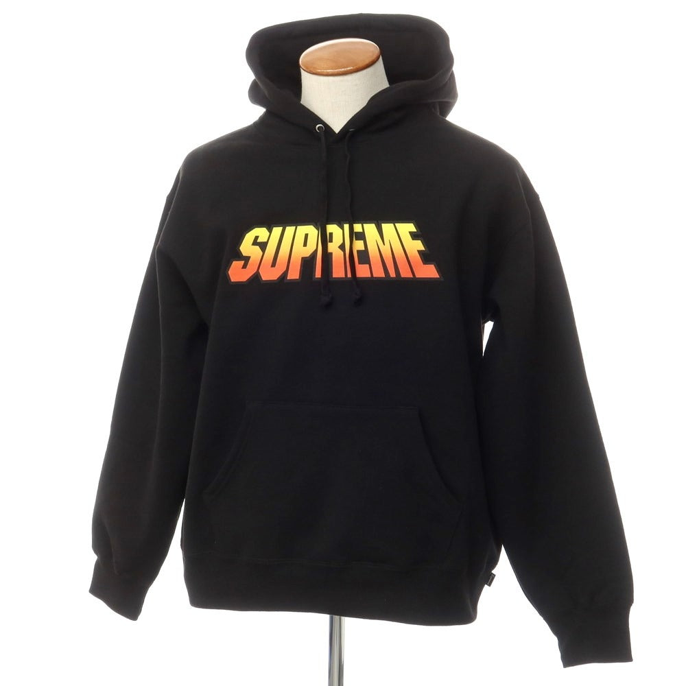 【中古】シュプリーム Supreme 2024年春夏 Gradient Hooded Sweatshirt プルオーバー スウェットパーカー ブラック【 M 】【 状態ランクB 】【 メンズ 】