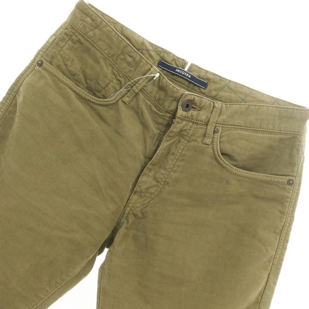 [Used] INCOTEX Cotton 5 Pocket Pants Olive [Size 31] [KAK] [S/S/A/W] [Condition Rank B] [Men&