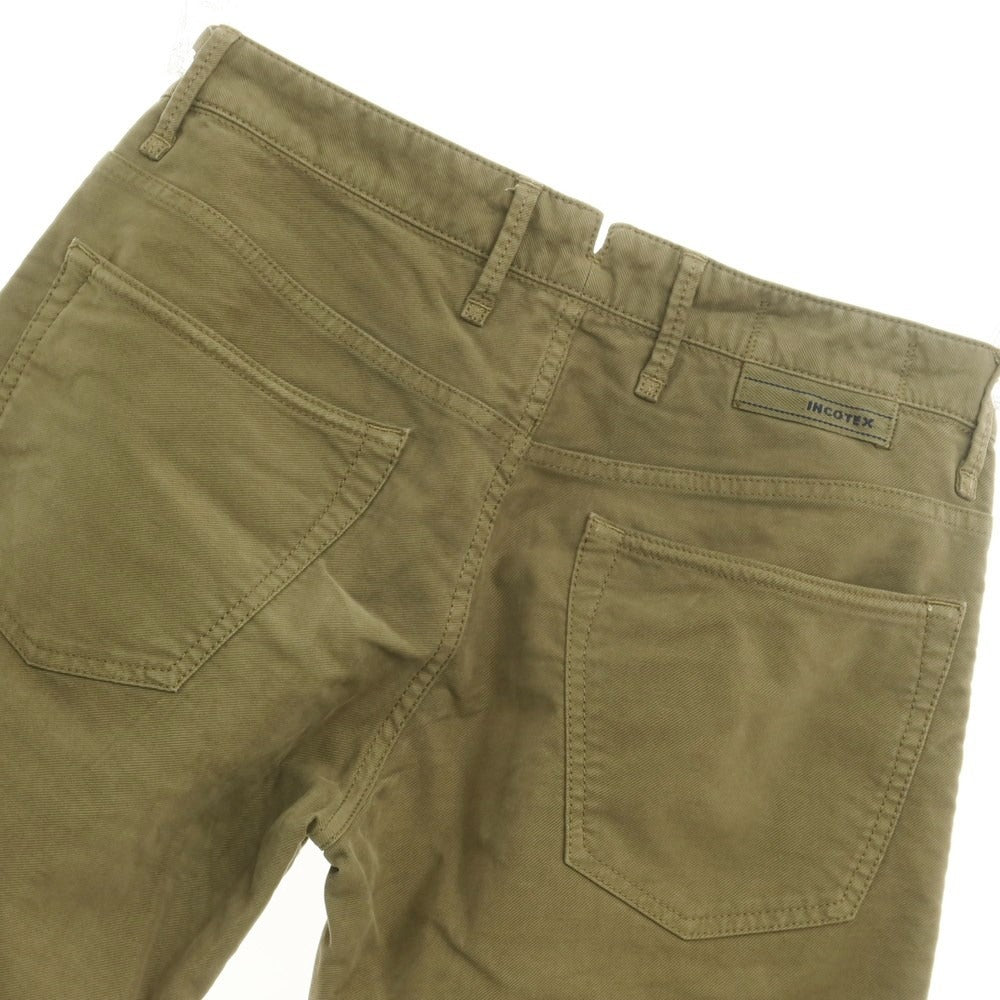 [Used] INCOTEX Cotton 5 Pocket Pants Olive [Size 31] [KAK] [S/S/A/W] [Condition Rank B] [Men&