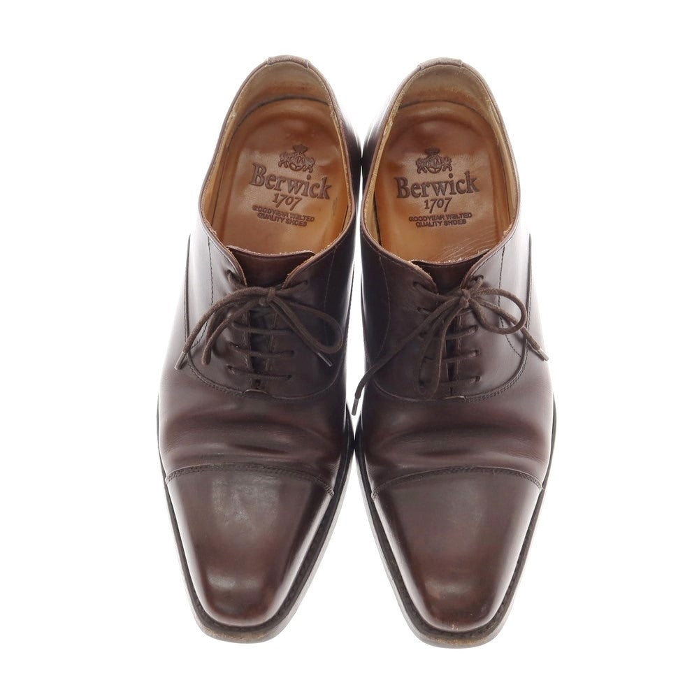 [Used] Berwick BERWICK Straight Tip Dress Shoes Brown [5] [Condition Rank D] [Men&