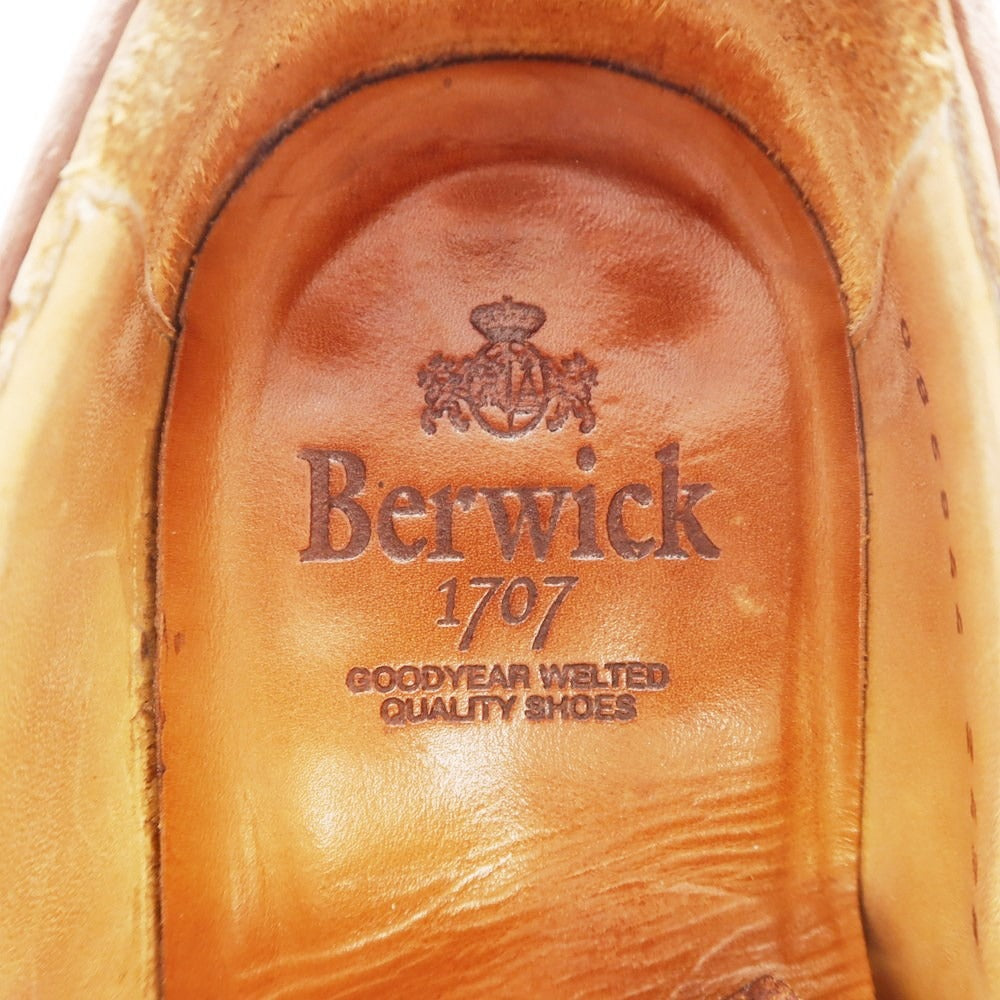 [Used] Berwick BERWICK Straight Tip Dress Shoes Brown [5] [Condition Rank D] [Men&