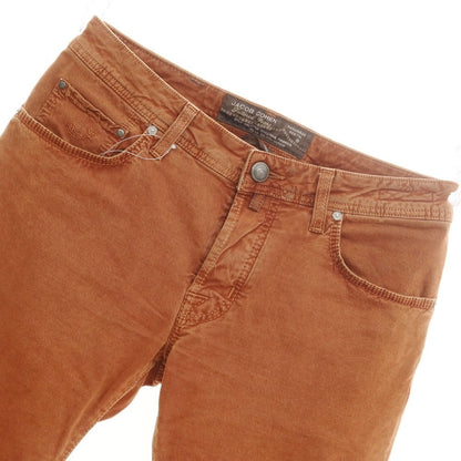 [Used] JACOB COHEN Stretch Cotton 5 Pocket Pants Orange Brown [Size 32] [BRW] [S/S/A/W] [Condition Rank C] [Men&