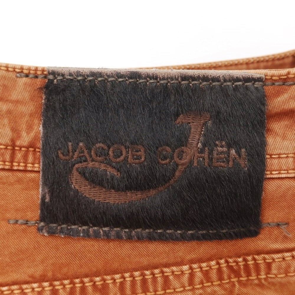 [Used] JACOB COHEN Stretch Cotton 5 Pocket Pants Orange Brown [Size 32] [BRW] [S/S/A/W] [Condition Rank C] [Men&