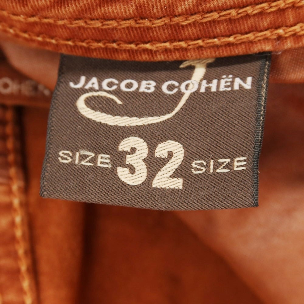 [Used] JACOB COHEN Stretch Cotton 5 Pocket Pants Orange Brown [Size 32] [BRW] [S/S/A/W] [Condition Rank C] [Men&