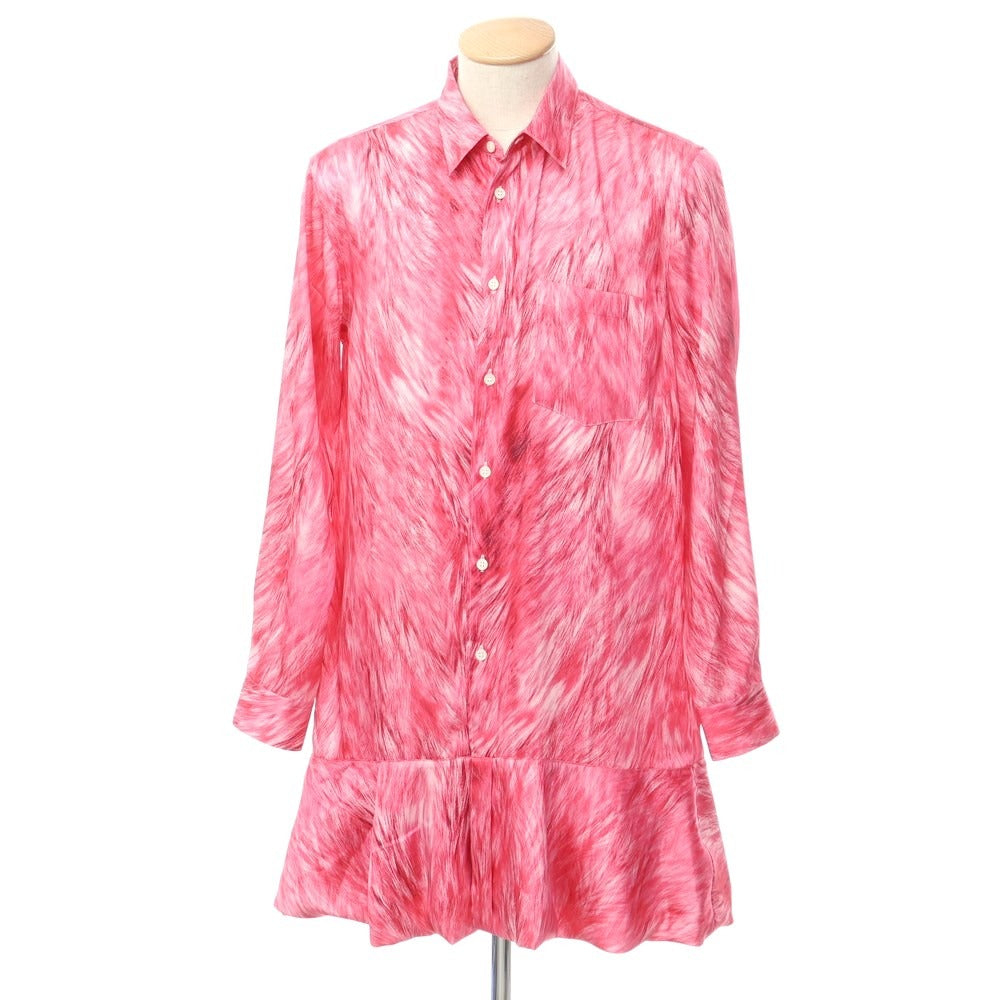 [Used] COMME des GARCONS HOMME PLUS 2023 Autumn/Winter Polyester Long Shirt Pink [S] [Condition Rank A] [Men&