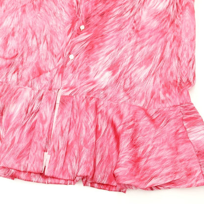 [Used] COMME des GARCONS HOMME PLUS 2023 Autumn/Winter Polyester Long Shirt Pink [S] [Condition Rank A] [Men&