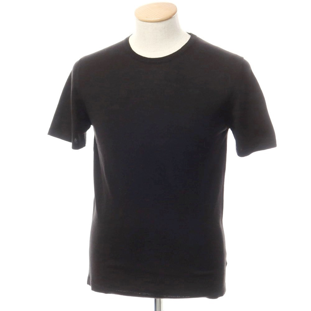 [Used] Daniele Fiesoli DANIELE FIESOLI High gauge silk crew neck short sleeve knit Black [S] [Condition rank A] [Men&