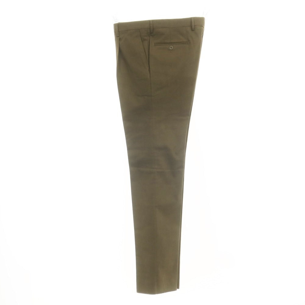 [Used] [Unused] MARCO ZANINI Cotton Casual Slacks Pants Olive Color [Size 52] [KAK] [S/S] [Condition Rank S] [Men&