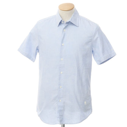 [Used] [Unused] G-STAR RAW Cotton Short Sleeve Shirt Light Blue [XS] [Condition Rank S] [Men&