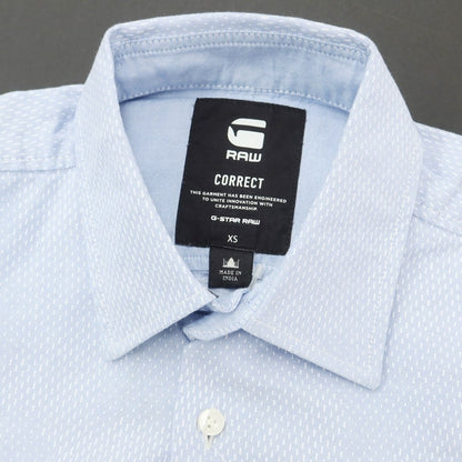 [Used] [Unused] G-STAR RAW Cotton Short Sleeve Shirt Light Blue [XS] [Condition Rank S] [Men&