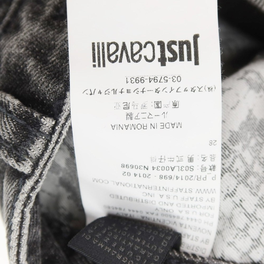 [Used] Just Cavalli Distressed Jeans Denim Pants Grey [Size 28] [GRY] [S/S/A/W] [Condition Rank B] [Men&