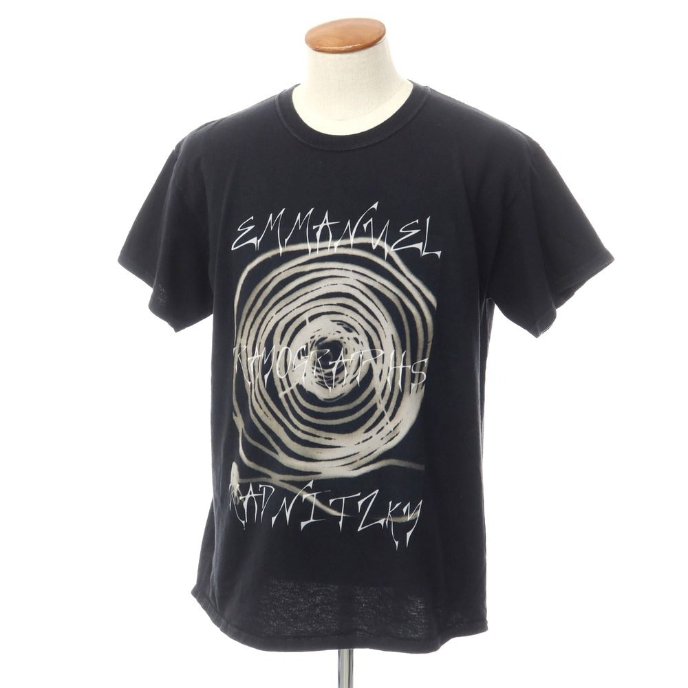 【中古】デスマスク マーチャンダイズ DEATHMASK Merchandise コットン クルーネック 半袖Ｔシャツ ブラック【 表記なし（M位） 】【 状態ランクC 】【 メンズ 】