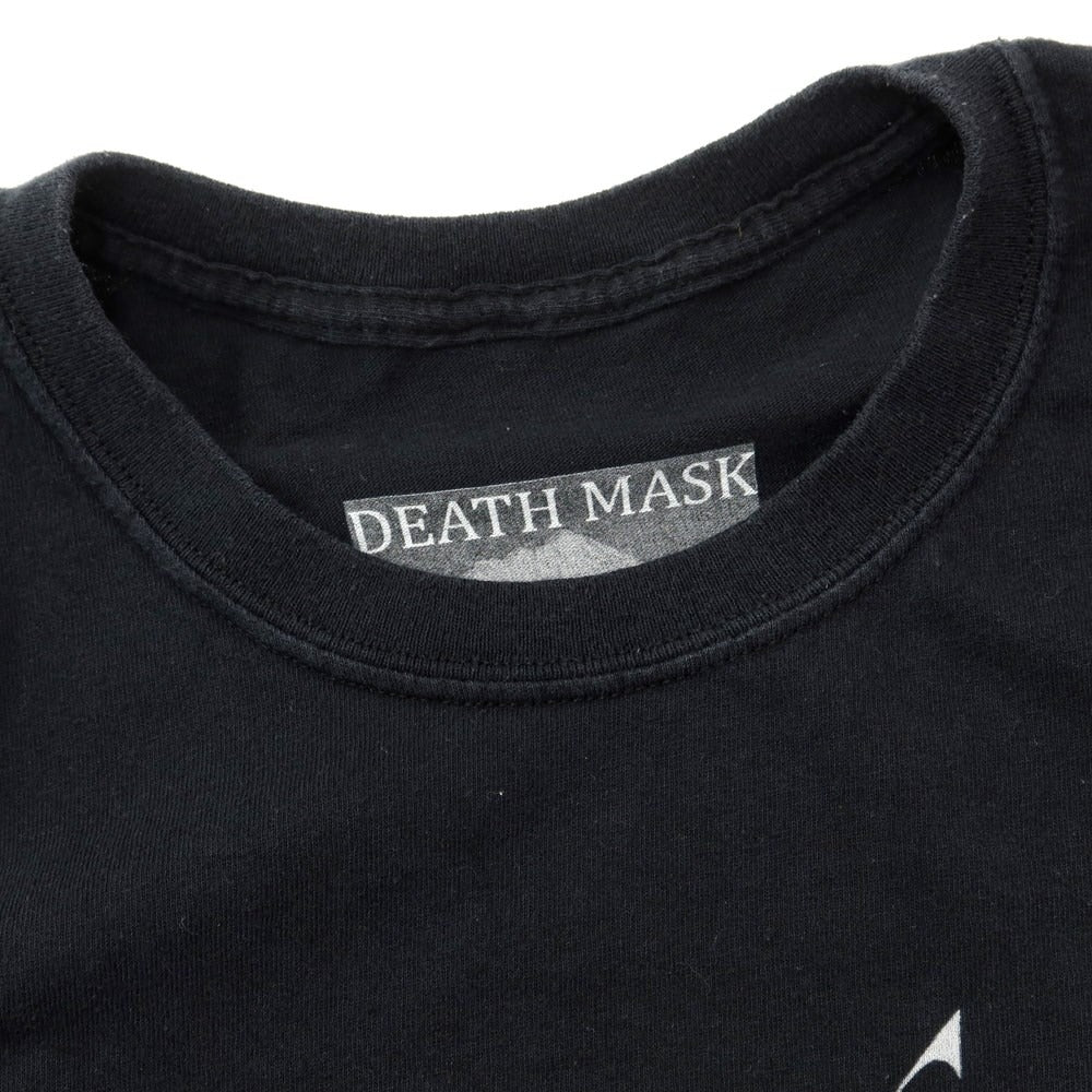 [Used] Death Mask Merchandise Cotton Crew Neck Short Sleeve T-Shirt Black [No size indicated (M)] [Condition Rank C] [Men&