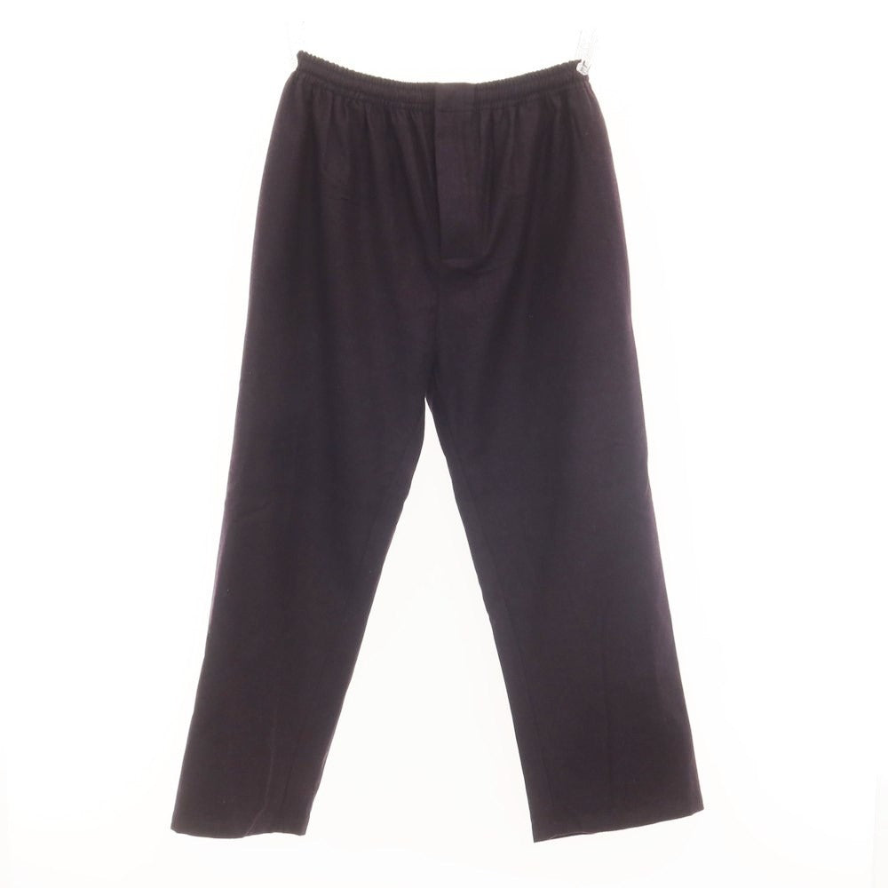 [Used] GABRIELA COLL GARMENTS Wool cashmere wide easy pants Dark purple [Size 3] [PUP] [A/W] [Condition rank B] ​​[Men&