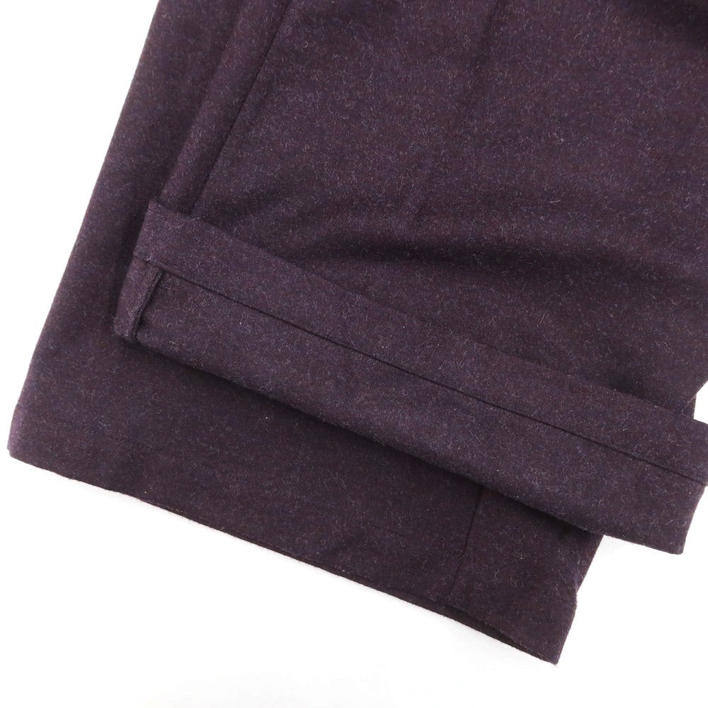 [Used] GABRIELA COLL GARMENTS Wool cashmere wide easy pants Dark purple [Size 3] [PUP] [A/W] [Condition rank B] ​​[Men&