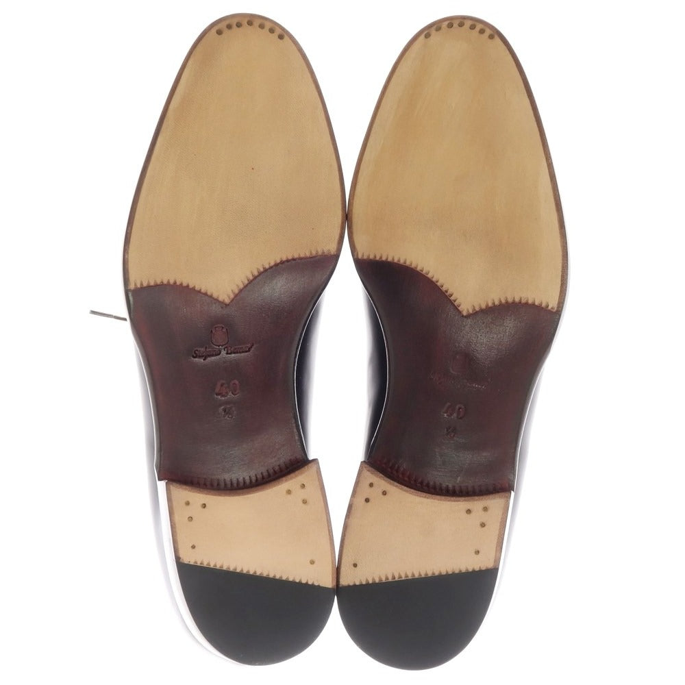 [Used] [Unused] Stefano Bemer Plain Toe Dress Shoes Dark Brown [40 1/2] [Condition Rank S] [Men&