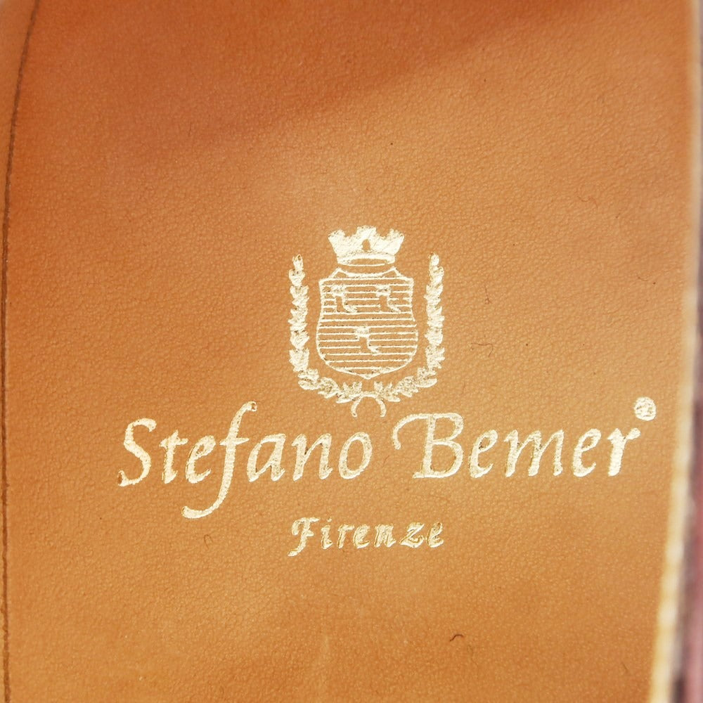 [Used] [Unused] Stefano Bemer Plain Toe Dress Shoes Dark Brown [40 1/2] [Condition Rank S] [Men&