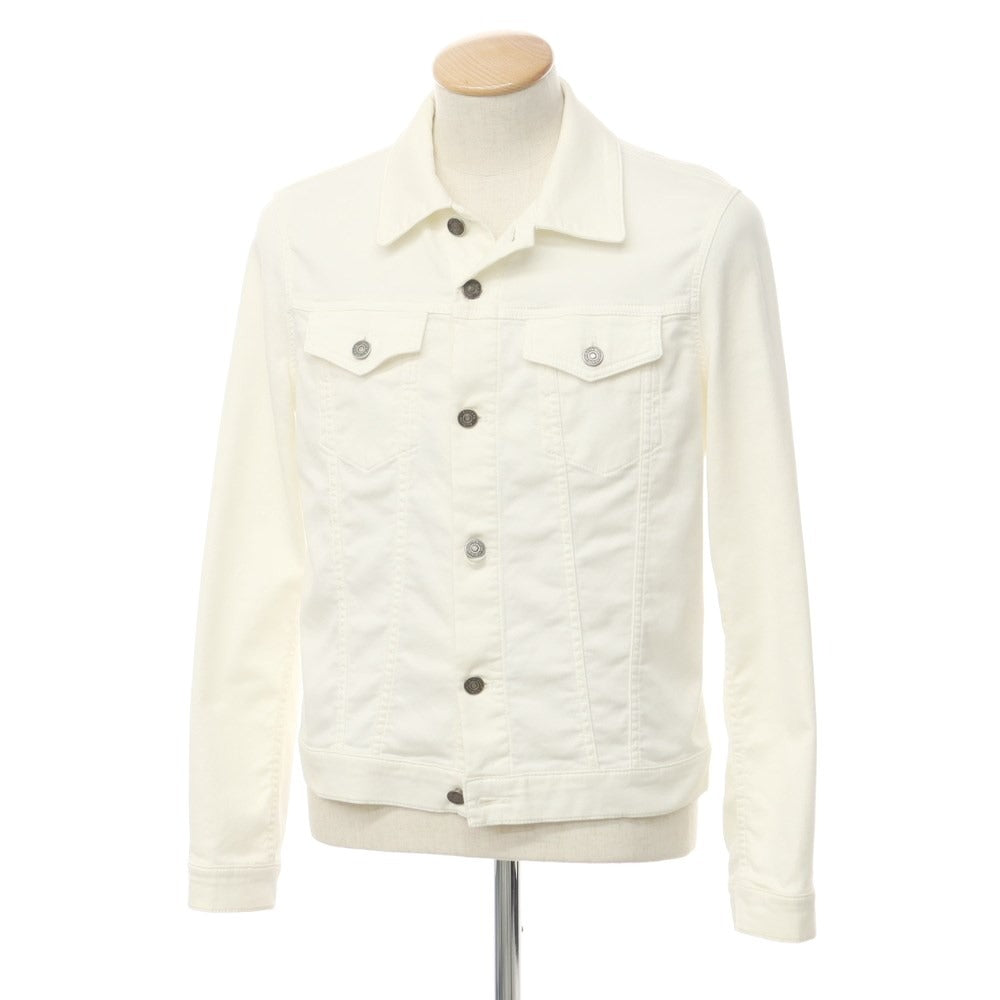 [Used] SIVIGLIA Stretch Cotton Work Jacket Denim Jacket Off White [Size S] [WHT] [S/S/A/W] [Condition Rank C] [Men&