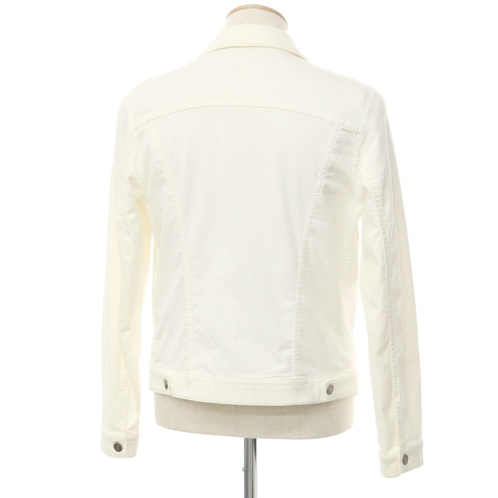 [Used] SIVIGLIA Stretch Cotton Work Jacket Denim Jacket Off White [Size S] [WHT] [S/S/A/W] [Condition Rank C] [Men&